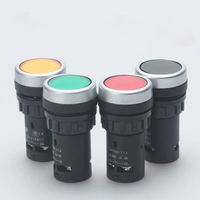 双科平头按钮LAY50-22D-11J(红)/（绿）/（黄）/（黑）
